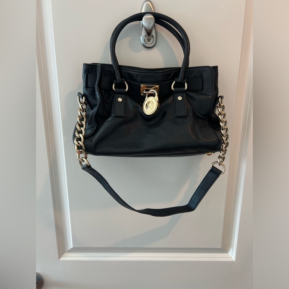 Michael Kors Black Leather Handbag - Picture 15 of 15